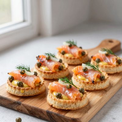 Tartine al salmone