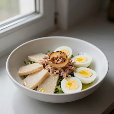 Insalata di tonno e taleggio