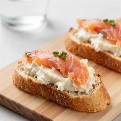 Mousse di mascarpone e salmone
