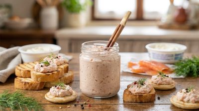 Mousse di mascarpone e salmone