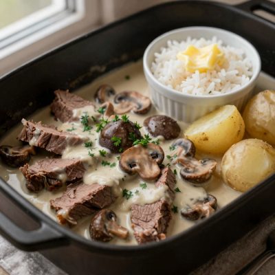 Filetto di manzo alla strogonoff
