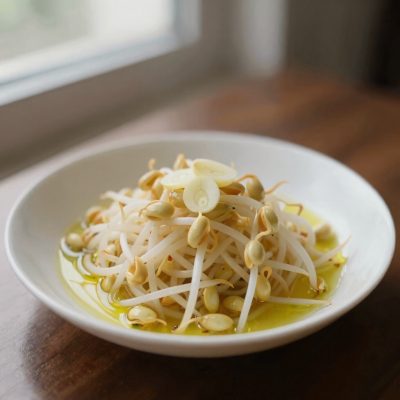 Insalata di germogli di soia