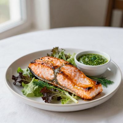 Salmone alla salsa di aneto