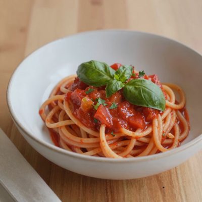 Bavette al sugo di pesce