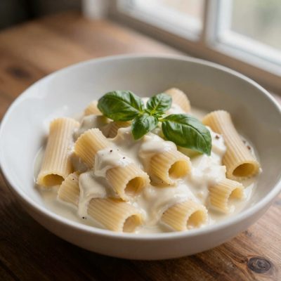 Bucatini alla crema di fagioli