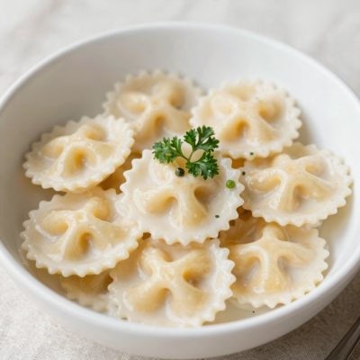 Farfalle alla crema