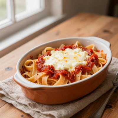 Fettuccine al forno