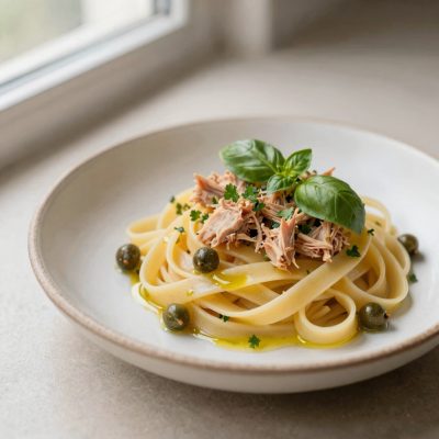 Fettuccine al tonno