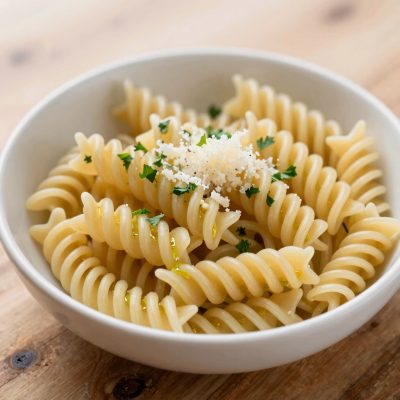Fusilli all’aglio e prezzemolo