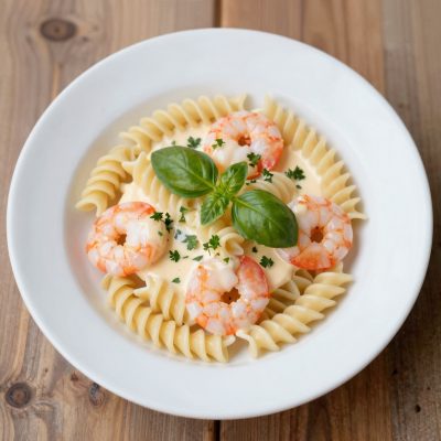 Fusilli ai gamberetti