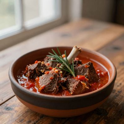 Agnello spezzettato alla bolognese