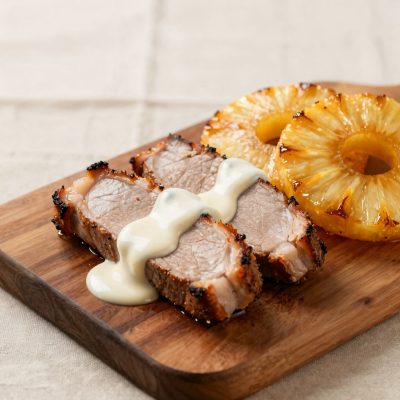 Arrosto di maiale con ananas