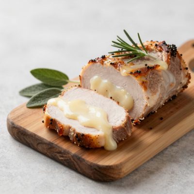 Lonza di maiale farcita