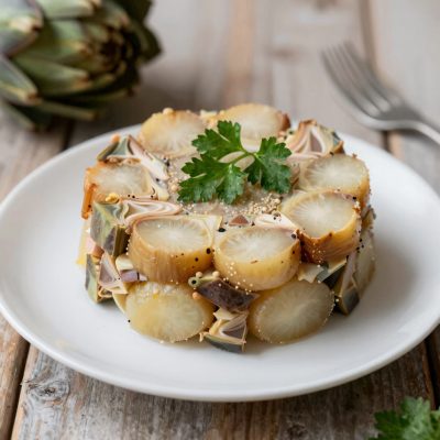 Sformato di carciofi e patate