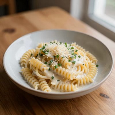 Spaghetti alla crema di Aglio