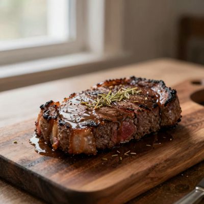 Bistecca di manzo ai semi di finocchio
