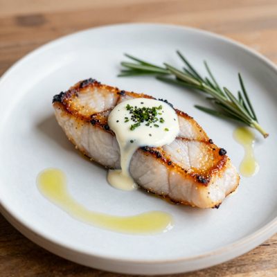 Pesce spada con salsa salmoriglio