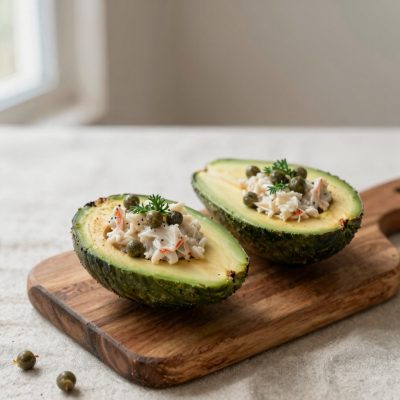Avocado alla polpa di granchio