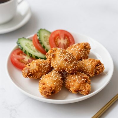 Pollo al sesamo e senape