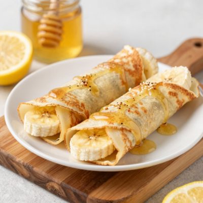 Crespelle alle banane e miele