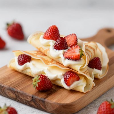 Crespelle alle fragole di bosco