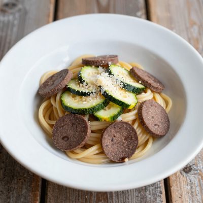 Bavette con Zucchine alla Carbonara