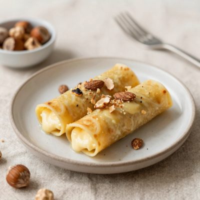 Cannelloni con Mandorle e Nocciole