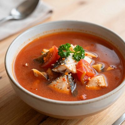 Zuppa di pesce senza spine
