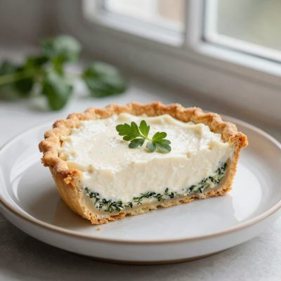 Torta al formaggio alle erbe fini