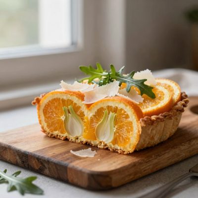 Tortino d’arance e verdure