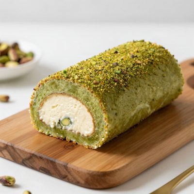 Rotolo di formaggi e pistacchi