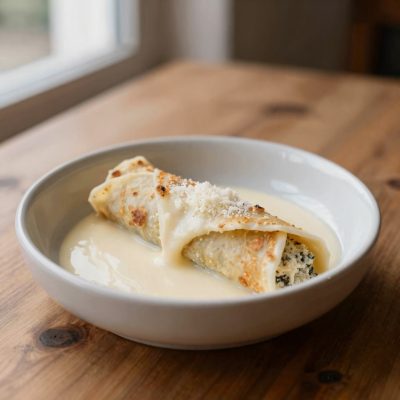 Crespelle al gorgonzola